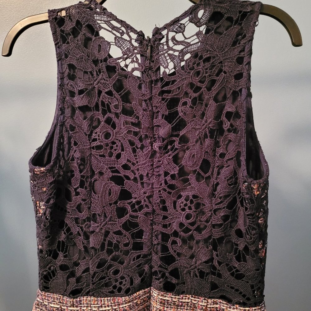 Adelyn Rae.  Tweed/Crochet Dress. Size M. - Picture 6 of 9